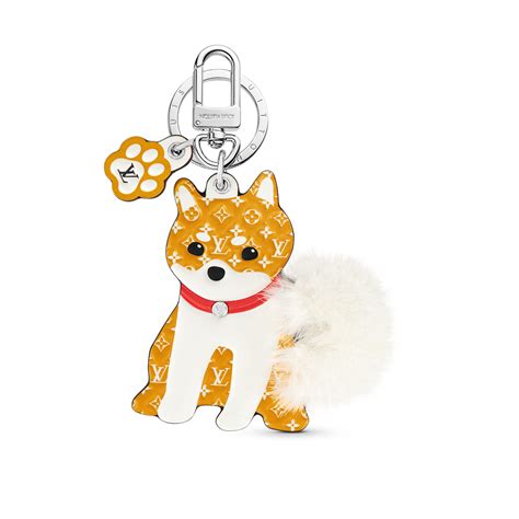 louis vuitton shiba inu charm|lv shiba key holder charm.